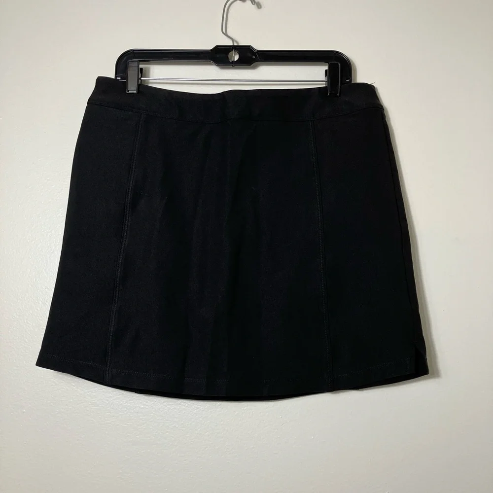 NEW!!! Adidas Skort Sz M Black Golf Tennis Pull On Comfort Athletic‎